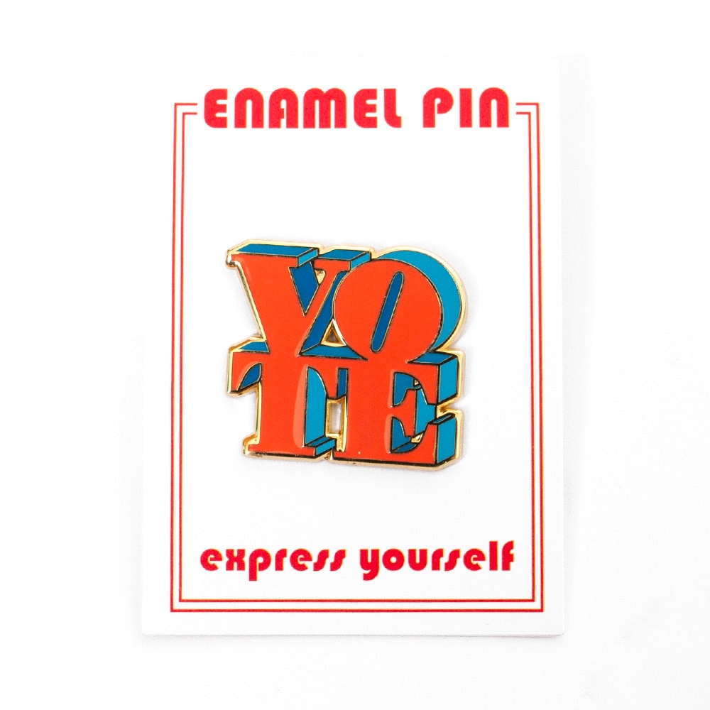 The Found, Enamel Pin, Vote